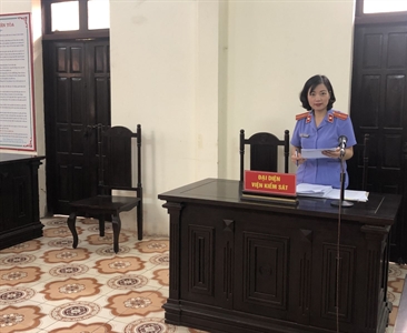 Viện KSND huyện Hoài Đức tổ chức phiên tòa rút kinh nghiệm hình sự vụ án...